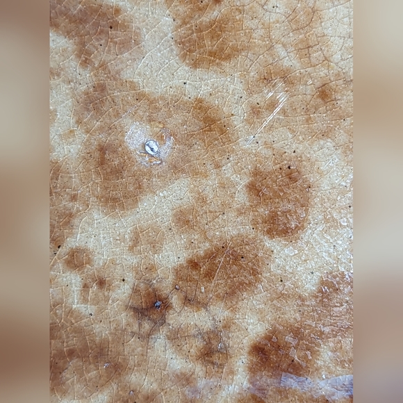 Antique Spongeware Pie Plate - Picture 5 of 6